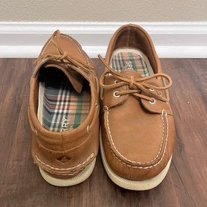 Sperry Authentic Original Whisper Boat Shoe Brown/Tan 10.5
